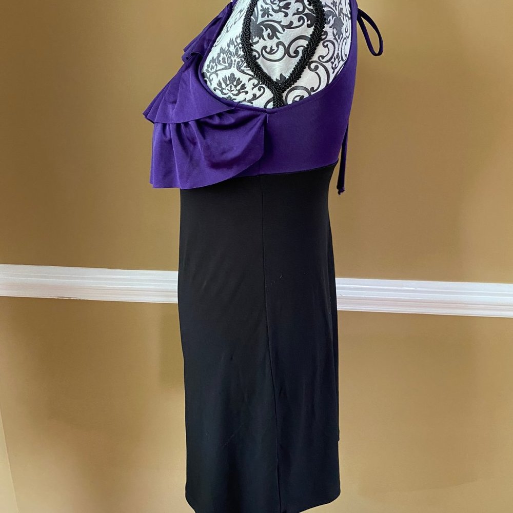 Sweet Storm Ruffle Halter Dress - Small - Picture 4 of 6